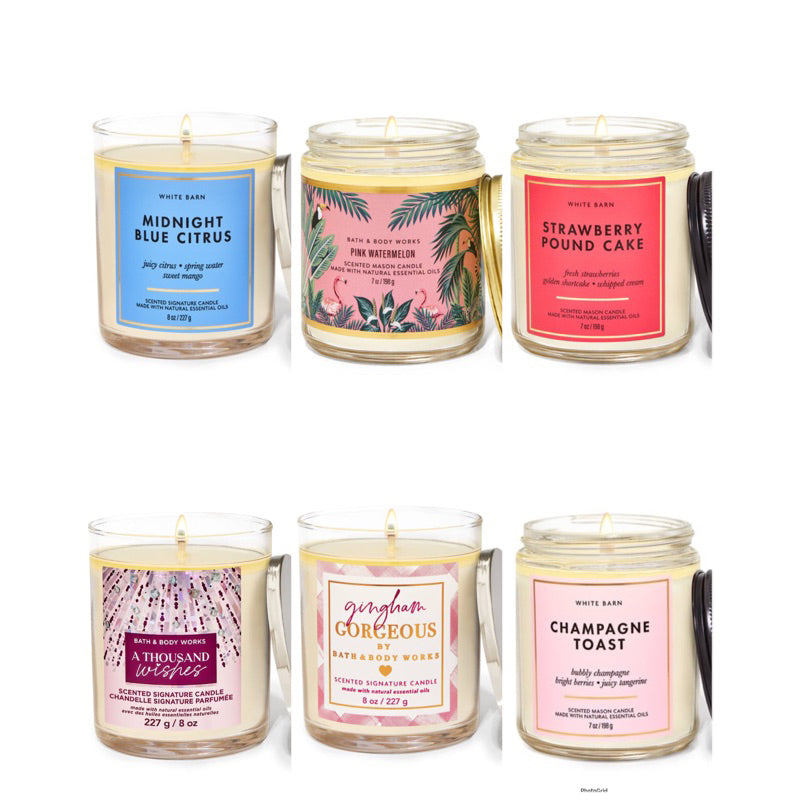Bath & Body Works Scented Candles