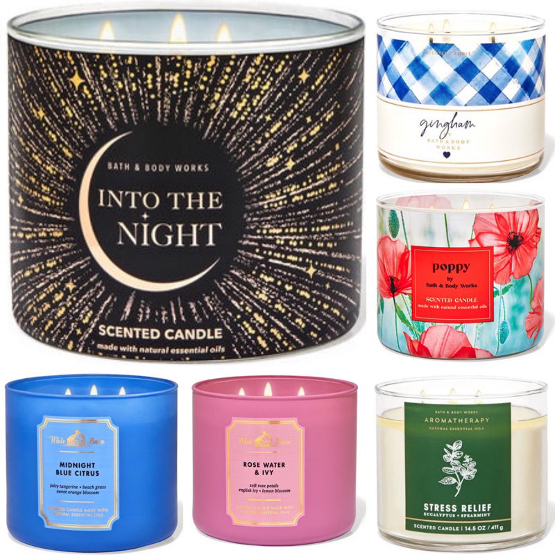 Bath & Body Works 3-Wick Scented Candles