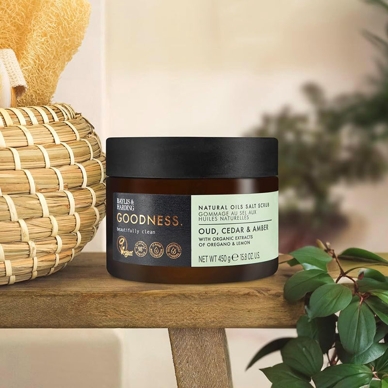 Baylis & Harding Oud, Cedar & Amber Scrub